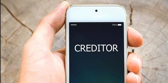 creditor on cell phone caller id